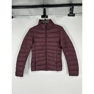 Uniqlo Ultra Light Down Jacket Womens XS Puffer Packable Lightweight Full Zip Up